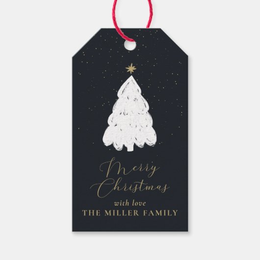 Einfache Weihnachtsbaummarke der Marine Geschenkanhänger (Vorderseite)