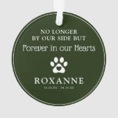 Einfache Weihnachtsfeier für Haustiere Ornament (Rückseite)