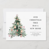 einfache Weihnachtsfeiertage Feiertagskarte (Vorderseite)