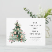 einfache Weihnachtsfeiertage Feiertagskarte (Stehend Vorderseite)