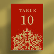 Einfache Weihnachtsfeiertage Hochzeit Gold Red