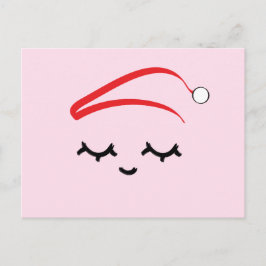 Einfache Weihnachtsferien Feiertagspostkarte