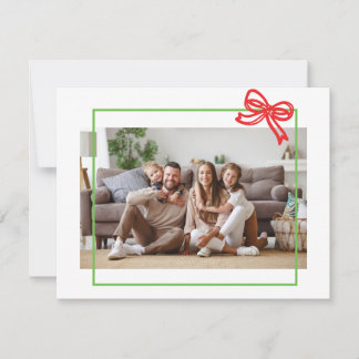 Einfache Weihnachtskarte Feiertagskarte