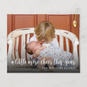 Einfache Weihnachtskarte für das Foto (Vorderseite)