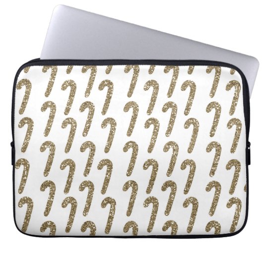 Einfache Weihnachtskhalle Kunst Laptopschutzhülle (Vorderseite)