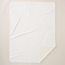 Einfache Weiße Behörde® Sherpadecke