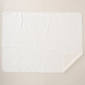 Einfache Weiße Behörde® Sherpadecke (Vorderseite (Horizontal))