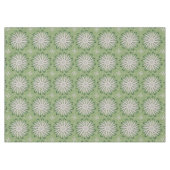 Einfache weiße Blume Tischdecke (Vorderseite (Horizontal))