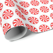 Einfache, weiße Candies mit weißer Bonbons Geschenkpapier (Rolleneckpunkt)