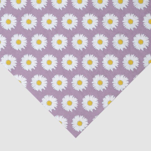 Einfache weiße Dämmerung auf Lila Muster Seidenpapier (Ausschnitt)