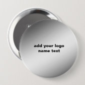 EINFACHE WEISSE GENOMMEN ZUHAUSE MAGNET-SCHALTFLÄC BUTTON (Vorne & Hinten)