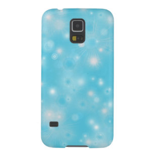 Einfache weiße Glühschneeflocken Niedlich Hübsch Hülle Fürs Galaxy S5