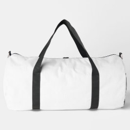 Einfache weiße große Duffel-Tasche - Duffel-Tasche Duffle Bag