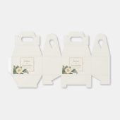 Einfache, weiße Illustration | Hochzeit Geschenkschachtel (Ungefaltet)