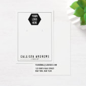 Einfache weiße Karte zum Hinzufügen von Logos (Schreibtisch)