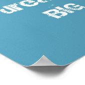 Einfache weiße Kronleuchte Poster (Ecke)