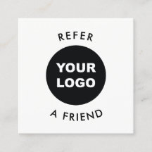 Einfache weiße Kundenkarte hinzufügen