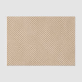 Einfache weiße Linien auf Imitaten Rustikale braun Seidenpapier (Vorderseite)