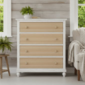 Einfache weiße Linien auf Imitaten Rustikale braun Seidenpapier