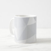 Einfache, weiße, moderne, trendige, coole Abbildun Kaffeetasse (Vorderseite Links)