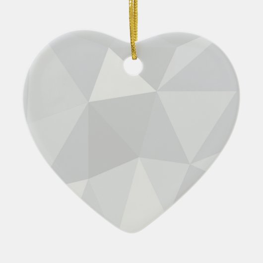 Einfache, weiße, moderne, trendige, coole Abbildun Keramik Ornament (Vorne)