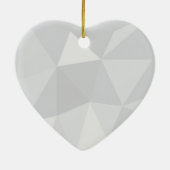 Einfache, weiße, moderne, trendige, coole Abbildun Keramik Ornament (Hinten)