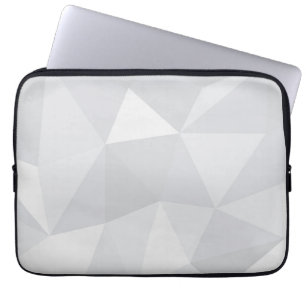 Einfache, weiße, moderne, trendige, coole Abbildun Laptopschutzhülle
