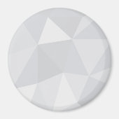 Einfache, weiße, moderne, trendige, coole Abbildun Magnet (Vorne)