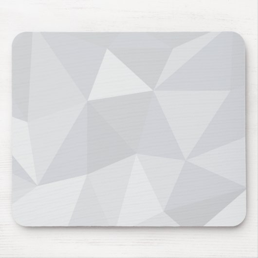 Einfache, weiße, moderne, trendige, coole Abbildun Mousepad (Vorne)