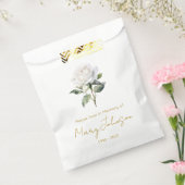 Einfache weiße Rosensamenpackung Beerdigung Geschenktütchen (Versiegelt)