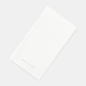 Einfache weiße Seepromenade - Namen Moderne Gäste Serviette (Ecke)