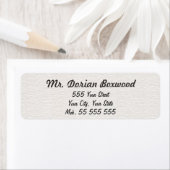 Einfache weiße Struktur Schwarzer Name (Insitu)