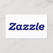 Einfache weiße Visitenkarte mit Logo (Rückseite)