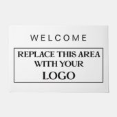 Einfache Welcome-Business-Logo-Gesellschaft jeder Fußmatte (Vorderseite)