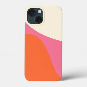 Einfache Wellen 4 in Pink, Orange und Creme Case-Mate iPhone Hülle