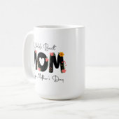 Einfache Welt Beste Mama Muttertag-Kalligrafie   Kaffeetasse (Vorderseite Links)