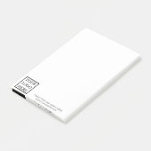 Einfache Werbeaktion für Ihr Logo hinzufügen Post-it Klebezettel (angewinkelt)