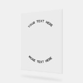 Einfache Werbeaktion für Logos Acrylschild (Winkel)