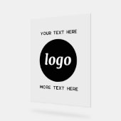 Einfache Werbeaktion für Logos Acrylschild (Winkel)