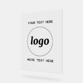 Einfache Werbeaktion für Logos Acrylschild (Winkel)