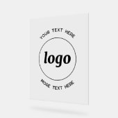 Einfache Werbeaktion für Logos Acrylschild (Winkel)