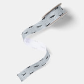 Einfache Werbeaktion für Logos Satinband (Rückseite)