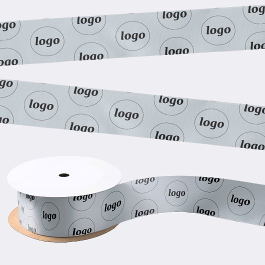 Einfache Werbeaktion für Logos Satinband