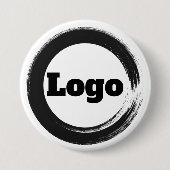 Einfache Werbeaktion - Schwarzes Logo für kleine U Button (Vorderseite)