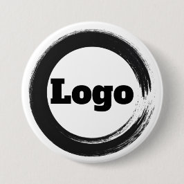 Einfache Werbeaktion - Schwarzes Logo für kleine U Button