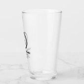 Einfache Werbeaktion von Logo-Pint-Glas Glas (Links)
