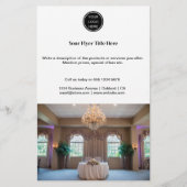 Einfache Werbefirma-Logo Flyer (Vorne)