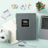 Einfache Werbevorlage für Ihr Firmenlogo Aufkleber (iPad Hülle)
