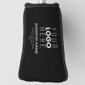 Einfache Werbevorlage für Ihr Firmenlogo Golf Headcover (Rotieren 90)