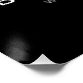 Einfache Werbevorlage für Ihr Firmenlogo Poster (Ecke)